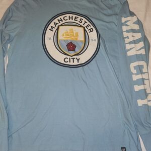 Manchester City Light Blue Long Sleeve Shirt '47